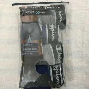 Champion Elite Mens Boxer Briefs LARGE OPEN 4 Pair